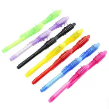14 шт./компл. Пластик канцелярские творческая детская игрушка волшебный UV светильник ручка невидимых чернил ручки Маркер для белой доски для детский подарок на Рождество