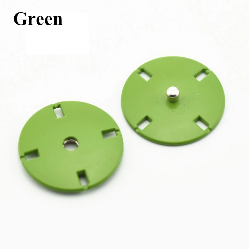 Green 5 шт. 10-25 мм круглые металлические кнопки золотого цвета для одежды DIY пуговицы для одежды аксессуары для шитья одежды - Цвет: Green