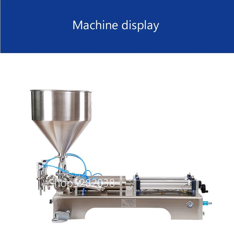 Поршневая пневматическая двухголовочная машина для наполнения пасты многофункциональная жидкая паста двойного назначения количественная наполнительная машина