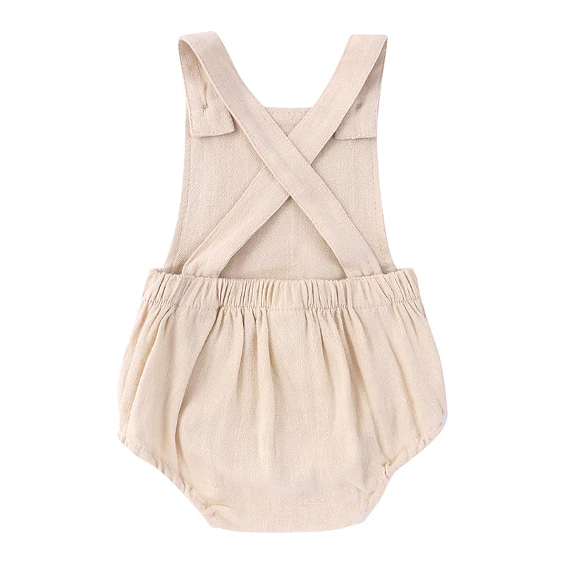 Summer Newborn Infant Romper Cotton Sleeveless Baby Boys Girls Romper Onepiece Fashion Baby Clothing