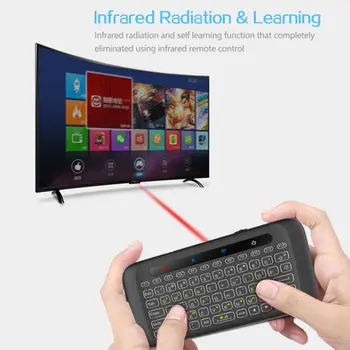 

H20 Mini Wireless Keyboard Backlight Touchpad Air Mouse IR Remote control For Andorid BOX Smart TV PC