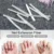 10/20 ШТ. Стекловолокно Наращивание Ногтей Стекло Fibernails Волокно Ногтей Шелк Расширение Набор Накладные Ногти Акриловые Советы Маникюрный Салон
