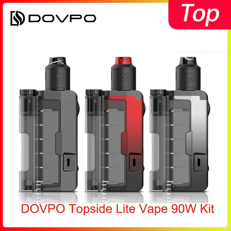 Новейший набор DOVPO Topside Lite для вейпа 90 Вт питание от одной аккумуляторной сигареты