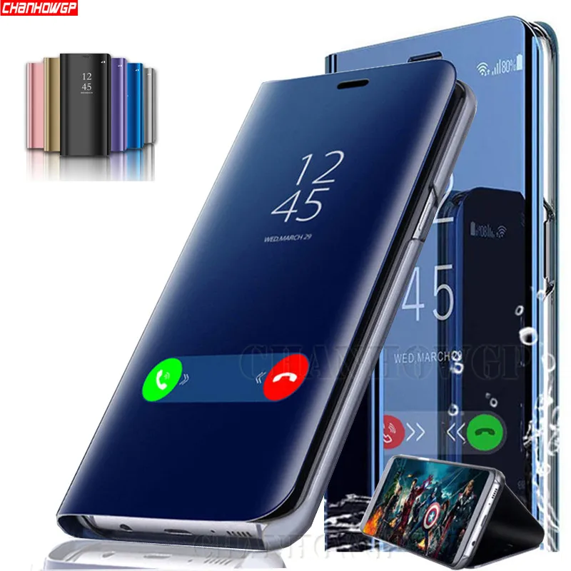 Роскошное умное зеркало флип чехол для телефона iPhone 11 Pro XR XS Max X флип-подставка