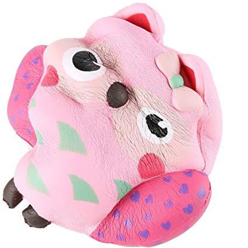 Kawaii милая сова Jumbo мягкое медленно поднимающееся мягкие для сжатия игрушки Ароматические снимают стресс смешные игрушки для детей Рождественский подарок