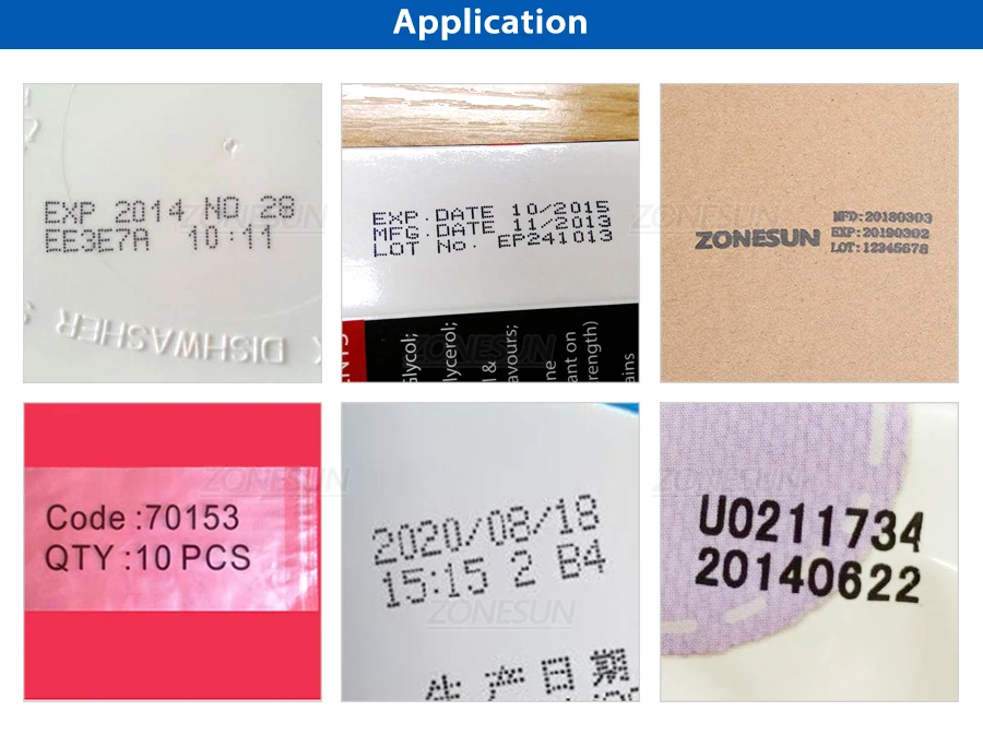 ZONESUN ZS-DC24A Automatic Intelligent Date Coder Printing Machine