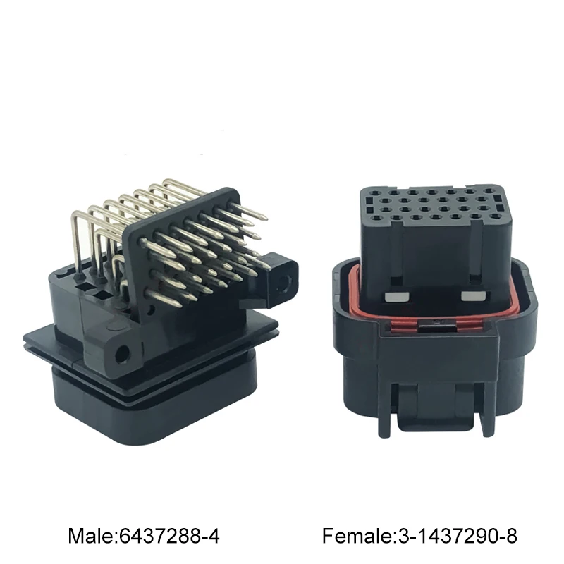 1 Set 26 34 60 Pin Way Female Male TE AMP Tyco SUPERSEAL 1.0 MM Waterproof Auto Oil Gas Connector Plug 3-1437290-7 4-1437290-0 |