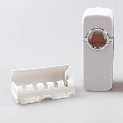 Toothbrush holder 4 Зубная щётка держатель Автоматический Дозатор зубной пасты держатель Аксессуары для ванной комнаты Набор держатель для зубной щетки настенный держатель для ванной комнаты - Цвет: Toothbrush holder 4