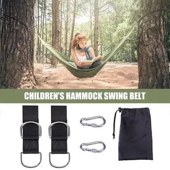 

Durable Swing Straps Delicate Design 2pcs Outdoor Tree Swing Straps 500/1000kg Load Capacity Hammock Rope Belt Kit