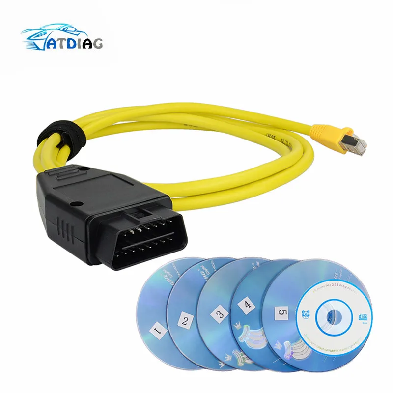 Горячей! Кабель для передачи данных ESYS BMW F серия ENET Ethernet к интерфейсу OBD E SYS ICOM