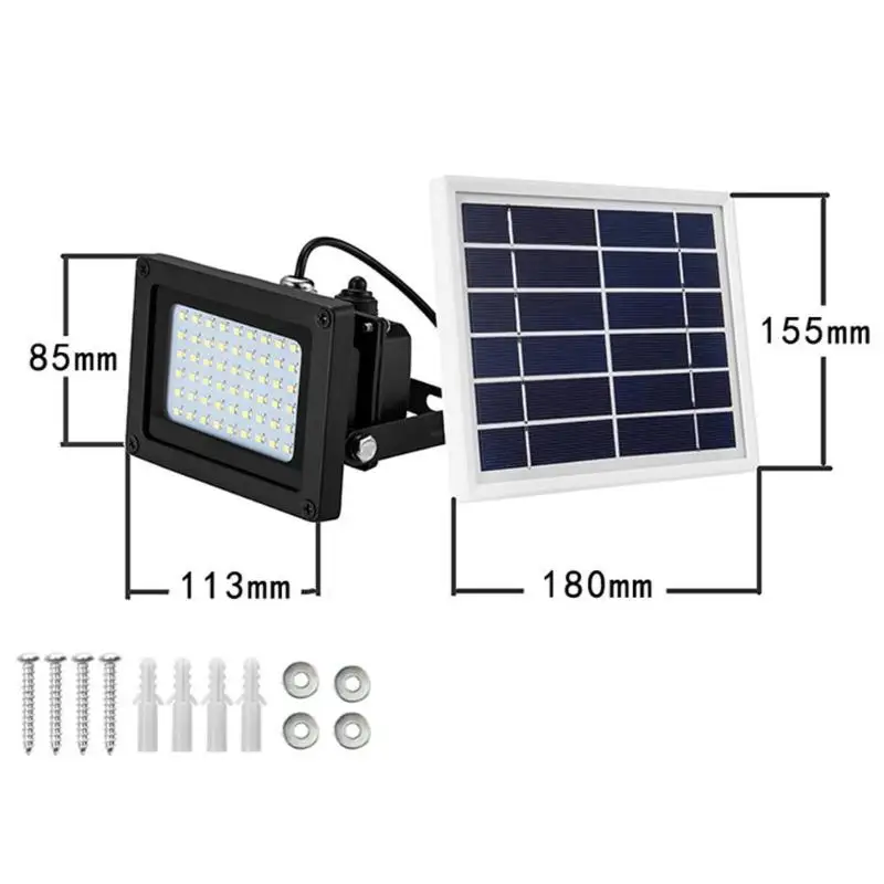 54LED лужайка лампа на солнечных батареях водонепроницаемый IP65 Открытый Пейзаж прожектор поддержка дропшиппинг