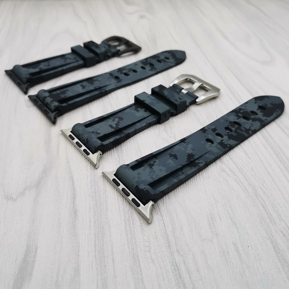 Ремешок для Apple Watch 38 мм 40 42 44 резиновый силиконовый iWatch ремешок серии 5 4 3 2 1
