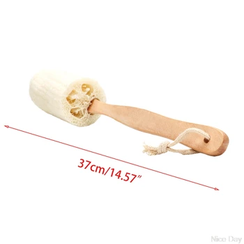 

Bath Body Brush with Long Wooden Handle Back Scrubber Shower SPA Massage Cleaning Tool My12 20 Dropship