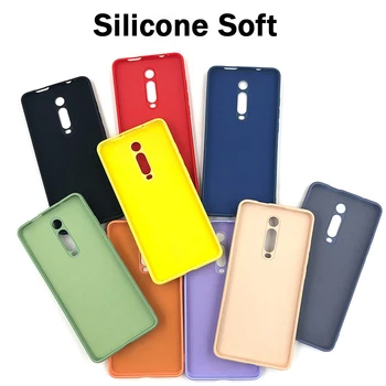 

10 pcs candy color silicone case on for xiao mi 8 9 9se 6x thin tpu phone cover shell for redmi NOTE7/NOTE7PRO K20/K20PRO 7 7a