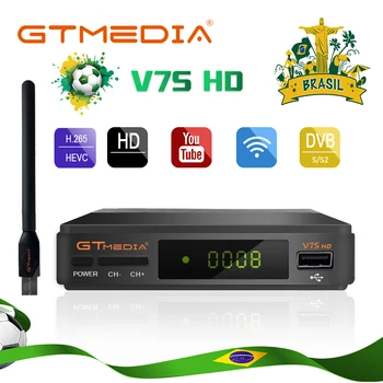 

GTmedia V7S HD 1080P Satellite Receiver DVB-S2 H.264 With USB WIFI PowerVu,DRE Freesat V7 HD Receptor Stock in Brazil AZ SP