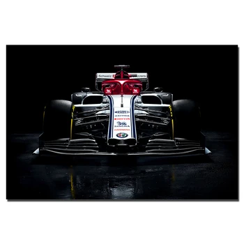 

Alfa Romeo F1 Racing Car Posters Wall Art Canvas Prints Decorative Paintings for Home Decor