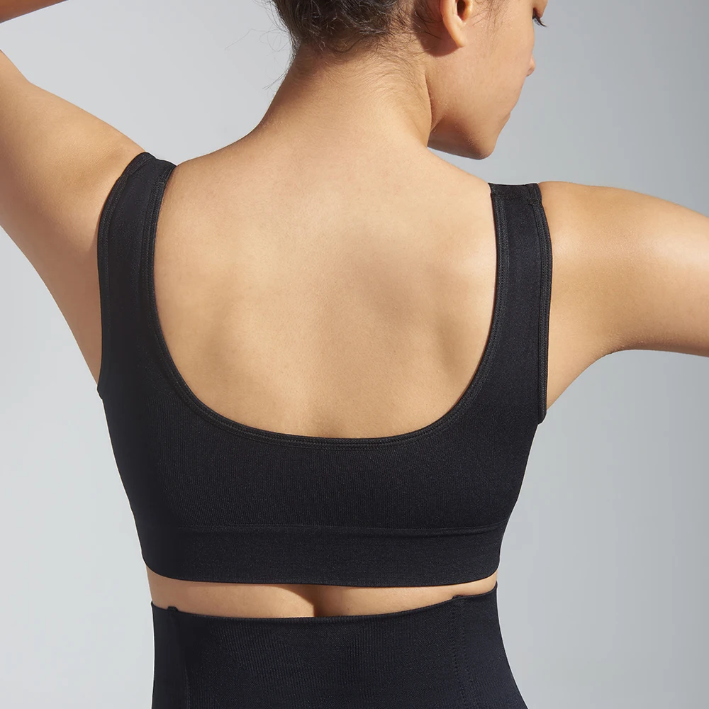CI-0006 Casual Bra Removable Pad Seamless Genie Bra Body Shaper Push Up Bras Set