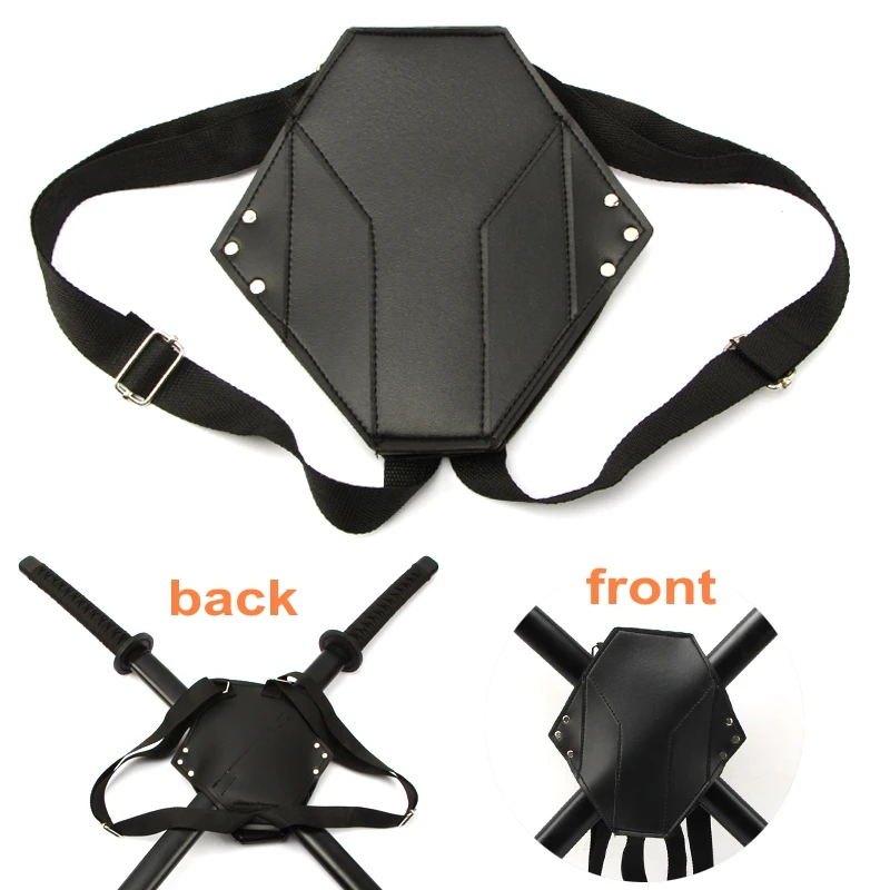 Borsa Per Spada Nera Custodia Per Trasporto Spada Per Deadpool Cosplay Ninja Turtle Hero Cosplay Anime Costume Fondina Puntelli