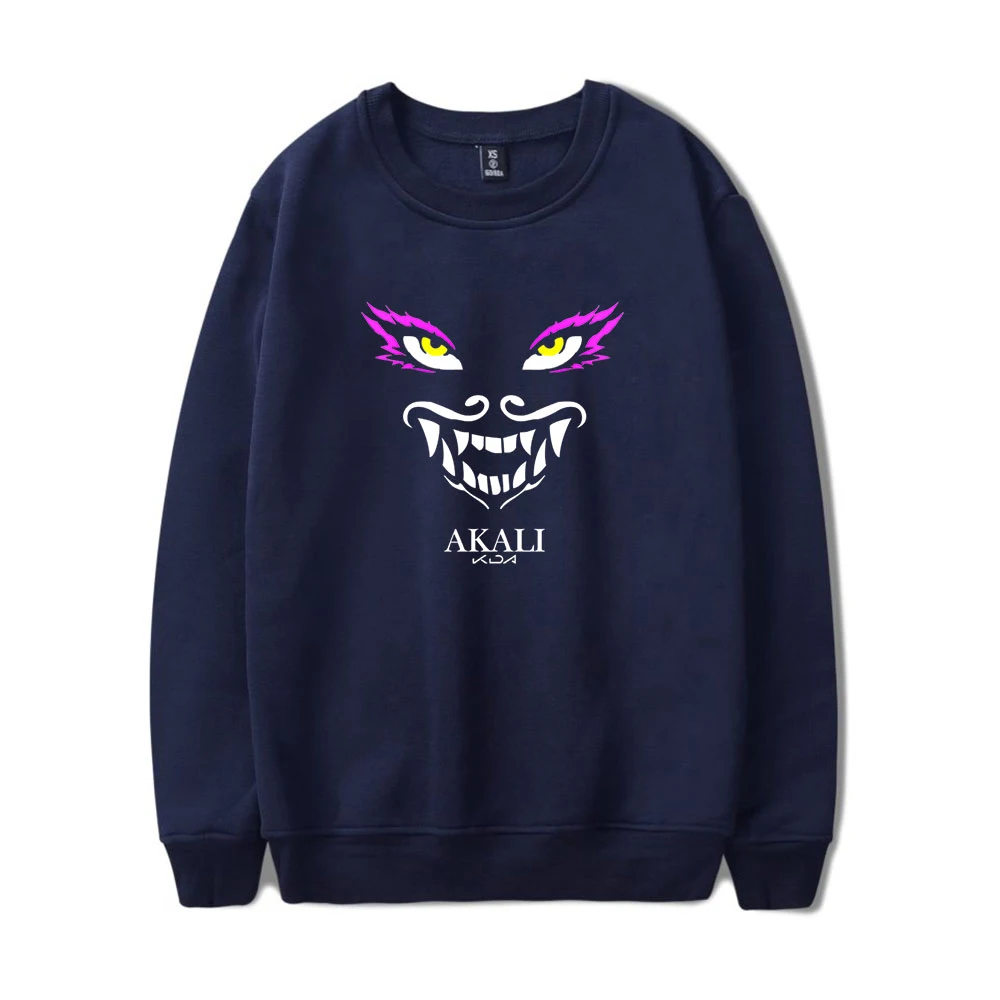 

2020 Kda The Baddest Streetwear Round Collar Sweatshirt Women/men Clothes Casual Harajuku O-neck Long Cartoon Fashion Pullover