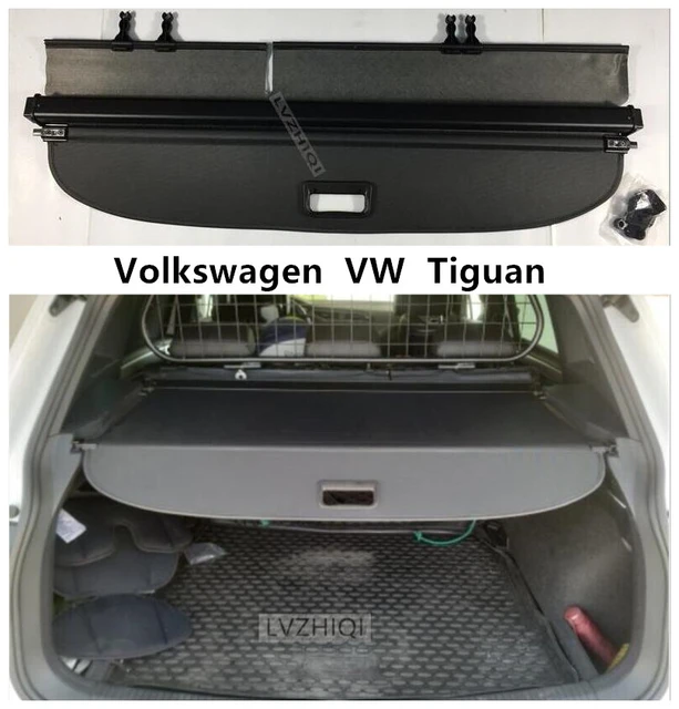 Rear Trunk Cargo Cover Security Shield For Volkswagen VW Tiguan 2017 2018  2019 2020 High Quality Auto Accessories Black Beige AliExpress