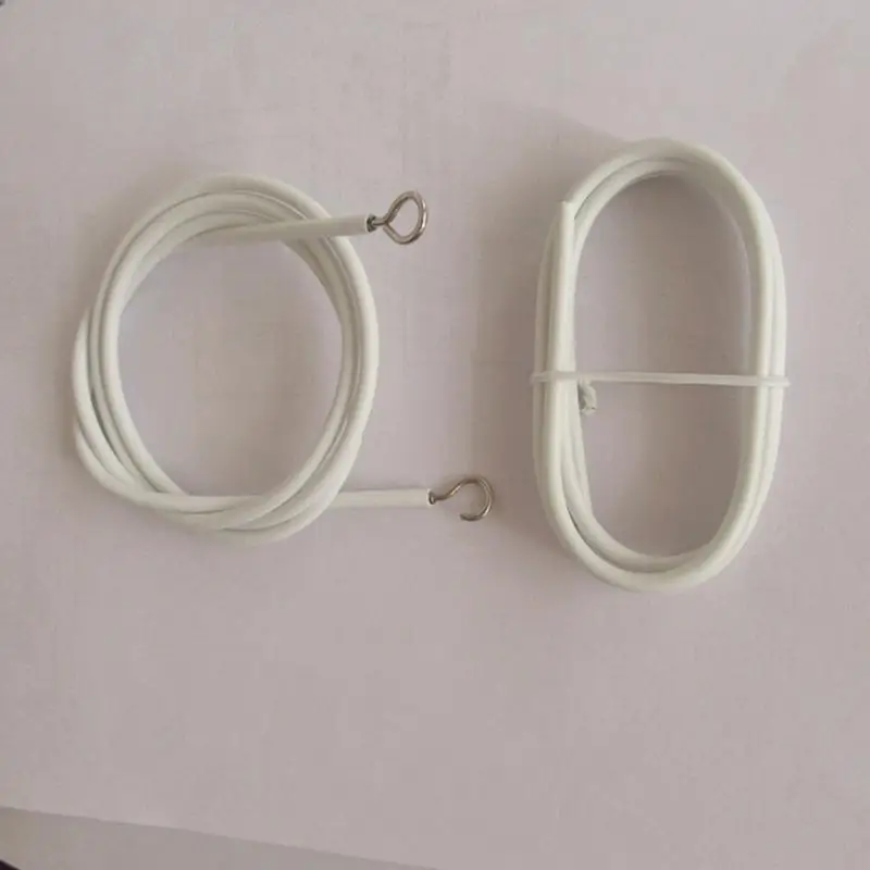 0.5-5m PVC Mesh Cable Curtain Cable White Window Screen With Hook And Eye Can Be Used For Station Wagon Curtains Home Decor pvc cable curtain