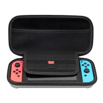 

EVA Hard Carry Case Bag waterproof shockproof hard shell for 10 card slots storage for Nintend Switch Lite Mini Console