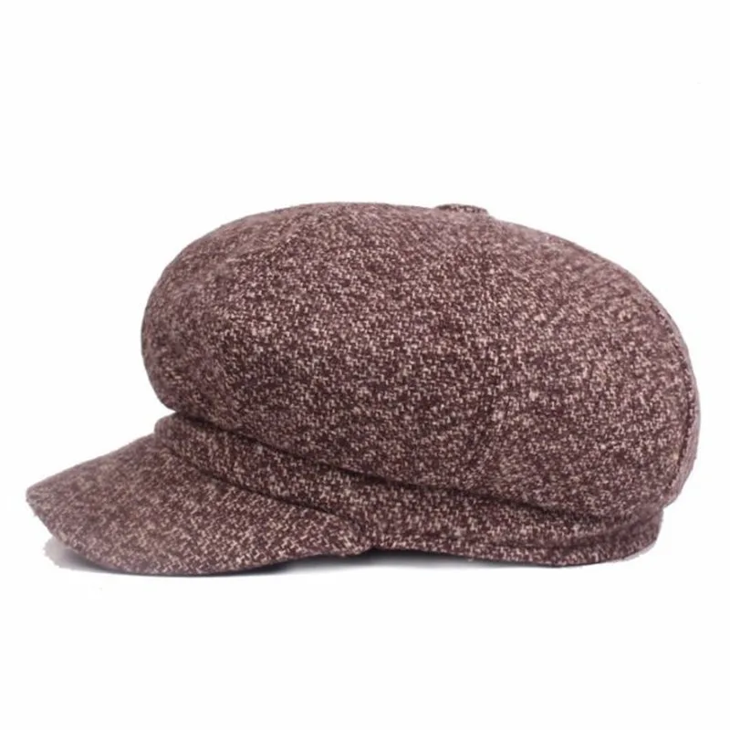 SILOQIN осень-зима термальная кепка газетчика для женщин Snapback художника Мода восьмиугольная кепка Досуг движение фирменные шапочки
