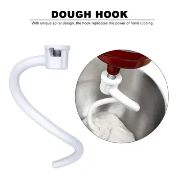 

Aluminum For KitchenAid Stand Mixer Spiral Coated Dough Hook KV25H0X KP26M1X KP26M8X KV25G0X KV25G8X KL26M8X KB26G1X