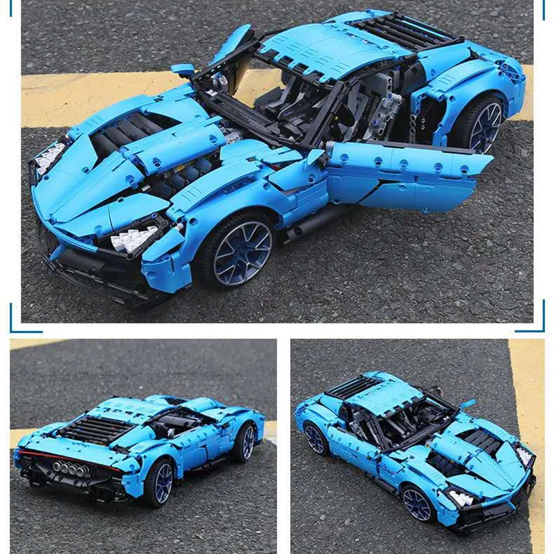 US $104.09 18 MOC Technic super racing car Chevrolets Corvettes Grand Sport Il model building blocks 20086 education kids toys for kids