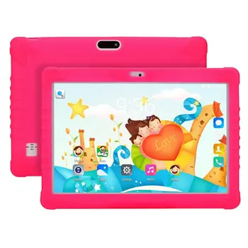 

10 Inch 3G Unlocked Quad Core Kids Pink Tablet PC Android APPs for Learning Computer Educational Machine Tablet Gift