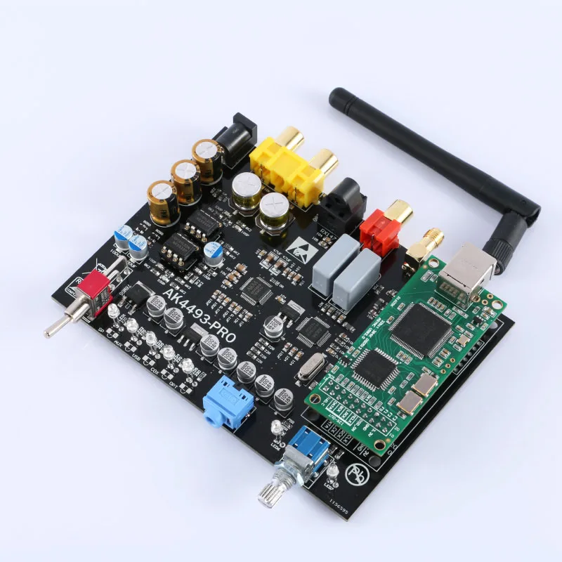 Коаксиальный волоконный цифровой аудио DAC декодер AK4493 плата CSR8675 Bluetooth 5 0 APTX HD AK4118