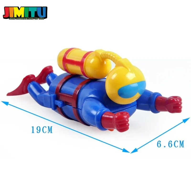 JIMITU BathToy Wind Up Clockwork плаванье моделирование потенциал ныряльщик море детская игрушка для ванны дети балуясь Купание игрушка