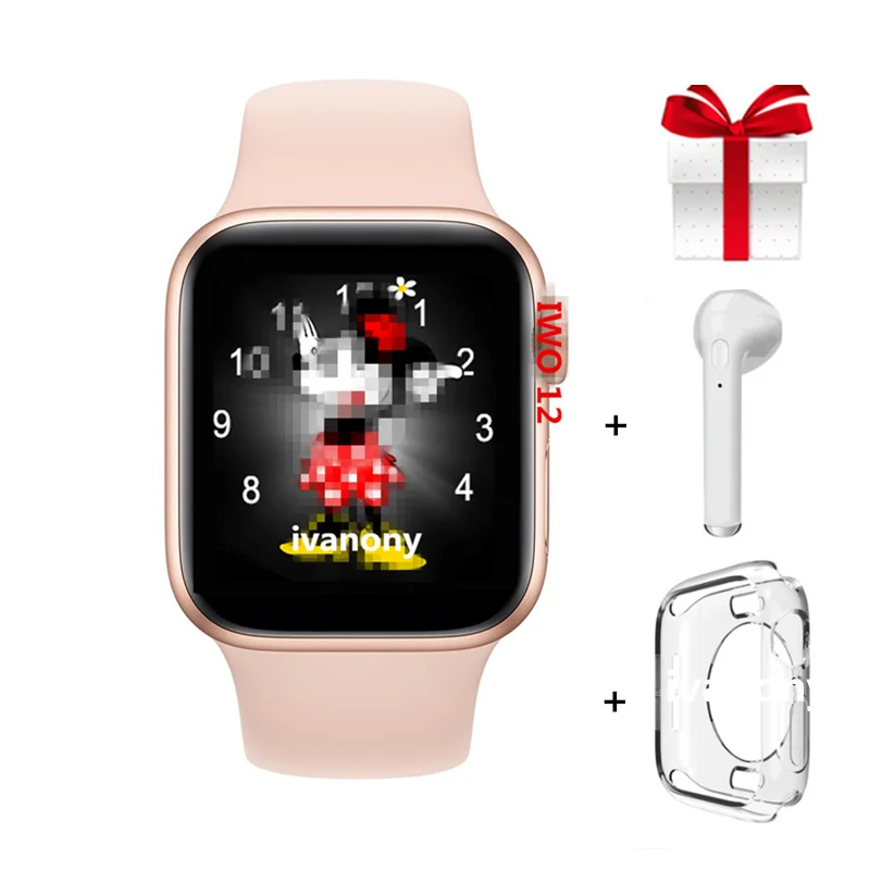 IP68 Водонепроницаемый Smartwatch 44 мм Smart Watch Series 5 часы 5 ЭКГ пульсометр Whatsapp напоминание для Iphone huawei - Цвет: F