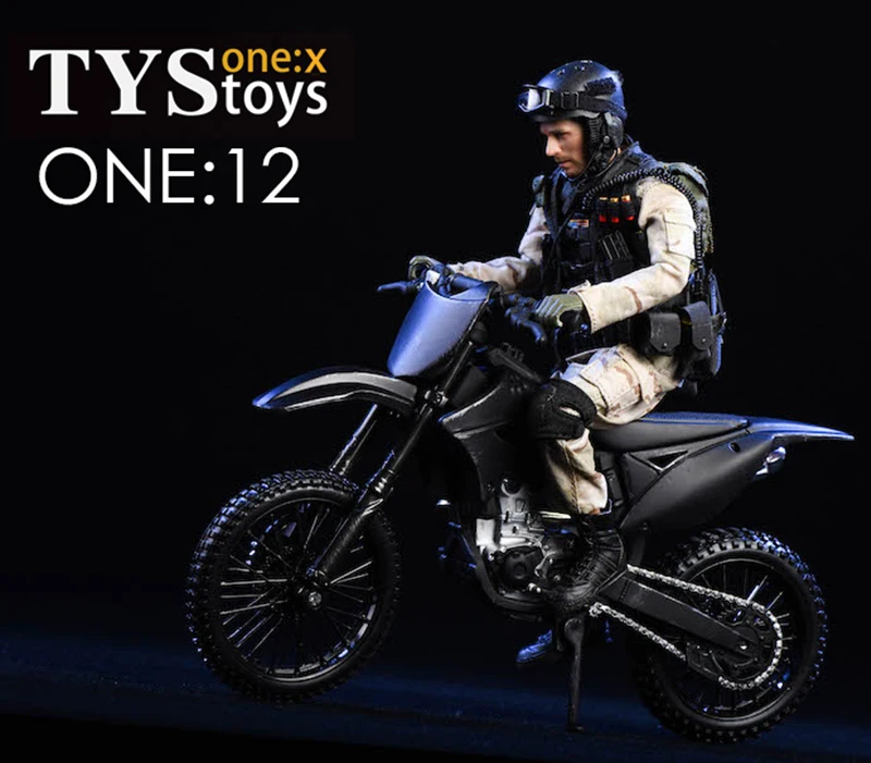 TYSTOYS 1/12 масштабная внедорожная мотоциклетная мини-модель для экшн-фигурок солдатики аксессуары сцена DIY 18DT05