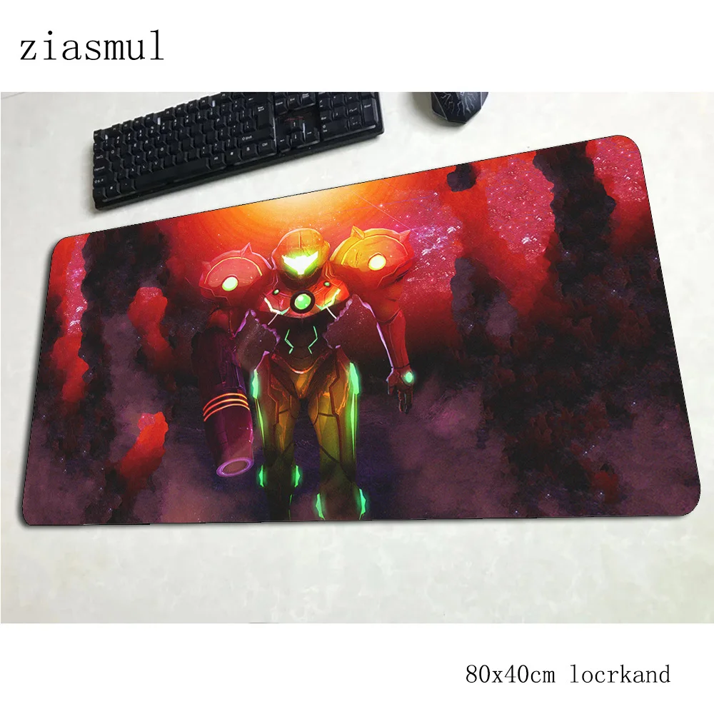 metroid mousepad 80x40cm Domineering Computer mouse mat gamer gamepad pc Beautiful gaming mousemat desk pad office padmouse | Компьютеры и