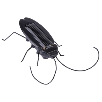 

1pcs/lot Solar Cockroach Solar Multi Foot Worm Robot Scary Insect Gadget Trick Solar Toy For Kids