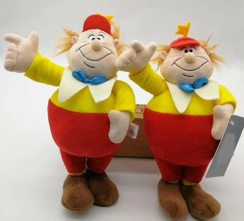 

Official Tweedle Dee, Dum Twins Plush Doll from Alice in Wonderland Japan