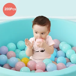 Balles colorées en plastique pour bébé, 7CM, piscine d'eau épaisse, bulle d'océan pour enfants, fosse à balles, jouets d'extérieur écologiques 