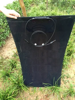 

China manufacturers full black sunpower flexible solar panel folding 12v solar charge 100w panel solar for home use