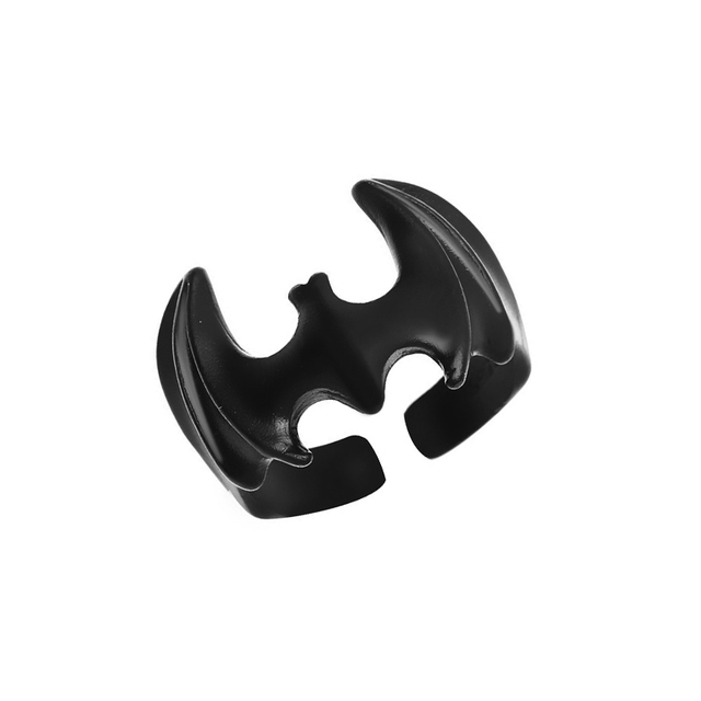 Punk Ancient Silver Bat Ring Personalized Popular Men and Women Fashion Jewellery Animal Rings Adjustable Opening