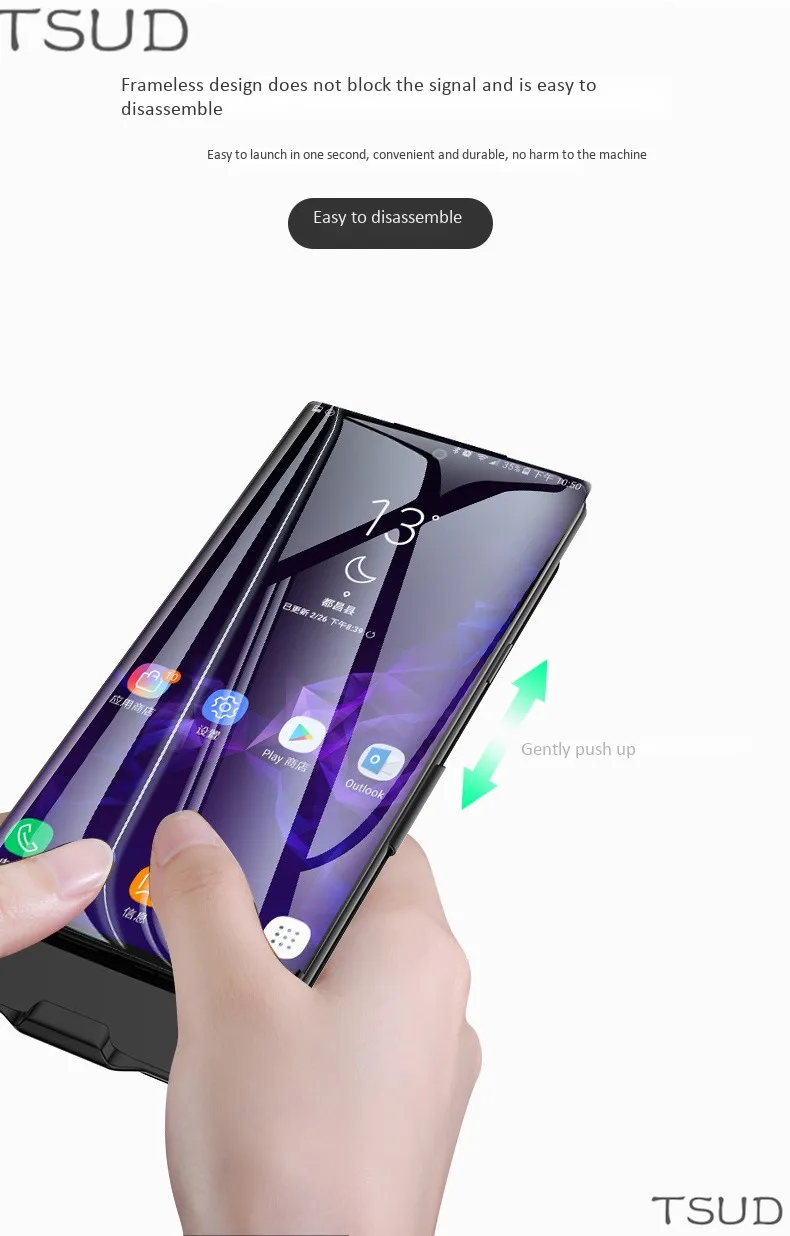 6500 мАч Держатель подставка батарея зарядное устройство чехол для samsung Galaxy Note 10 Pro внешняя портативная зарядка для samsung Galaxy Note 10