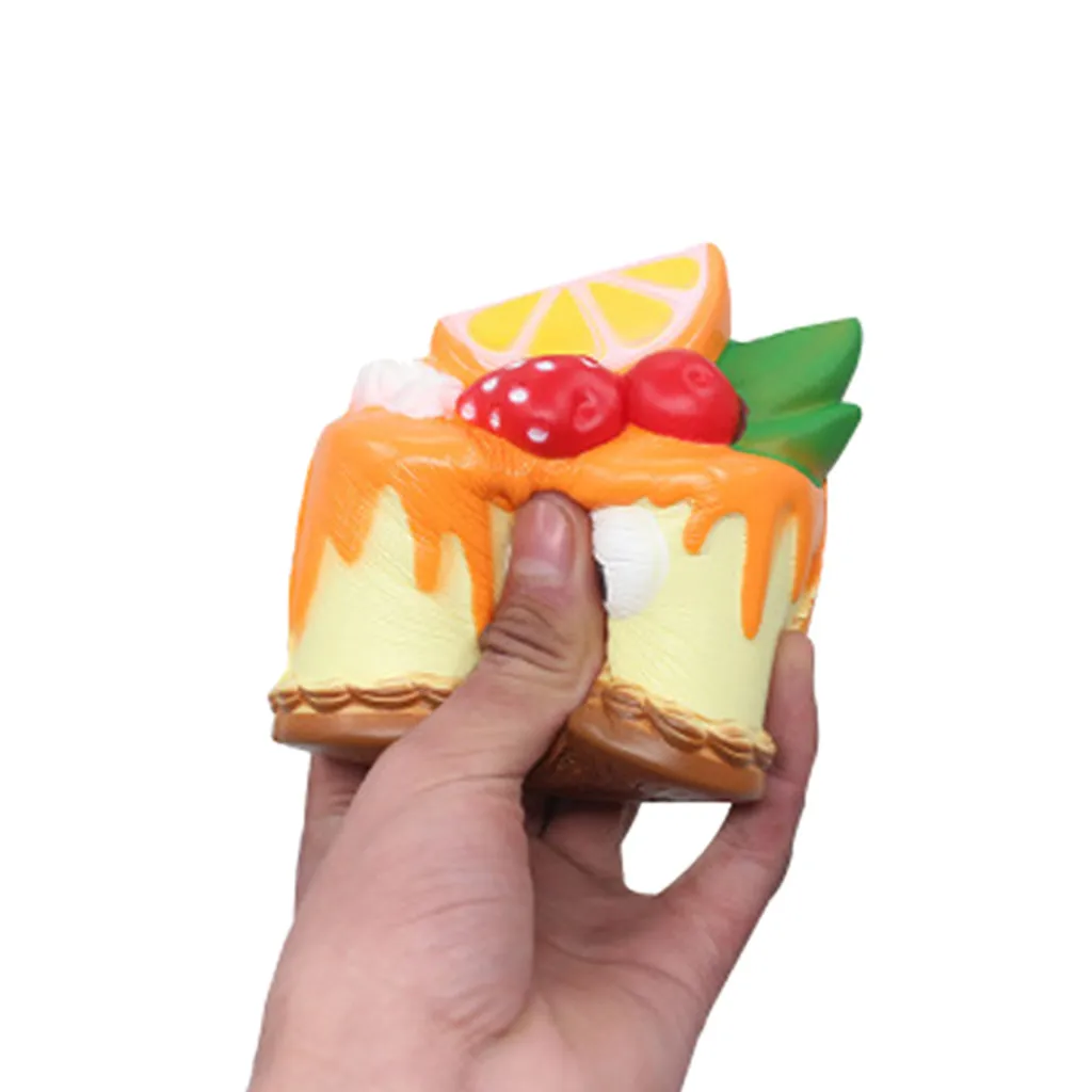 Игрушки для снятия стресса Kawaii Squeeze ToyW807 мягкие игрушки для снятия стресса имитированный милый торт ароматизированный медленно поднимающийся дети Сжимаемый