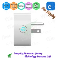 Умная Wi-Fi розетка приложение eWeLink дистанционный Интеллектуальный штекер синхронизации огнестойкие голосовые поддержка Alexa, Google Assistant, Xiaomi Mini