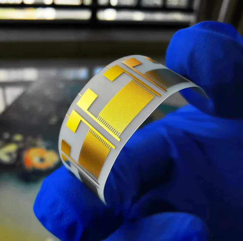 

50um Flexible Interdigital Electrode PET Capacitance Array Humidity Biomedical Smart Wearable Sensor IDE
