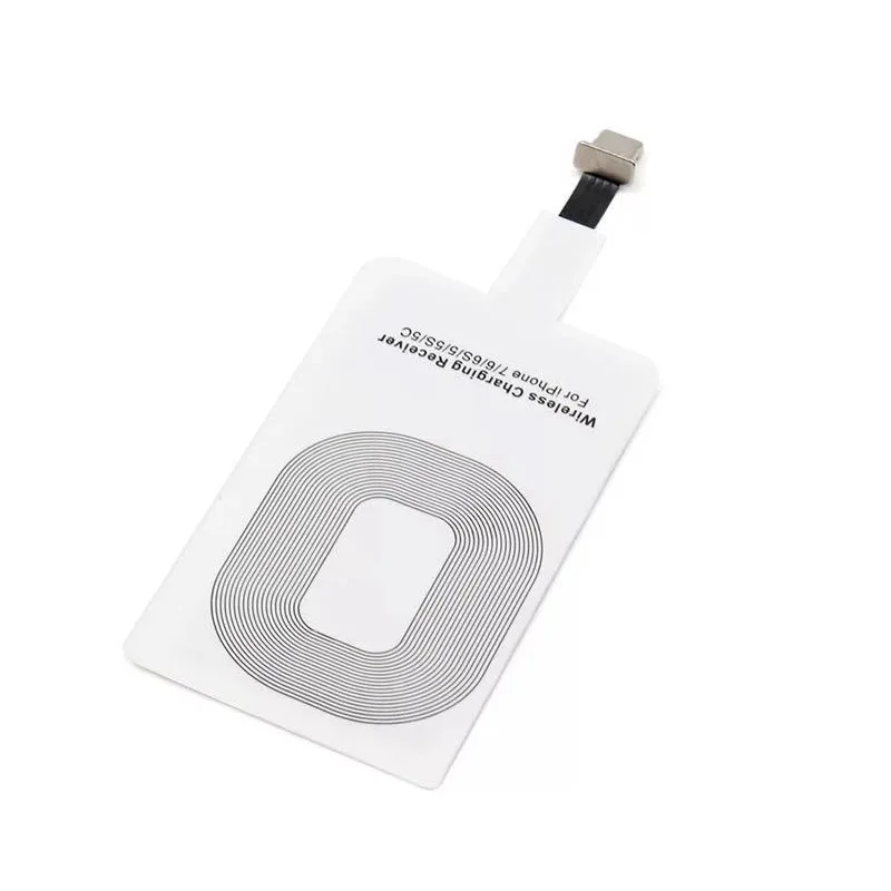 Беспроводное зарядное устройство приемник катушка Pad для iPhone 5 5S 6 6S Plus 7 7Plus SE Qi