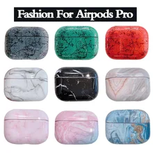 Fashion Luxury Marble For Airpods Pro Case cute soft Bluetooth Earphone protective case For Air pods Pro headphone Bag hard case