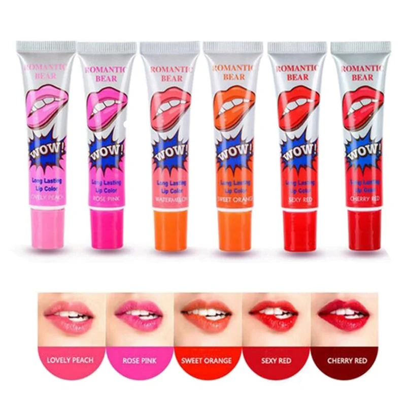 Романтическая отшелушивающая губная помада слезущего типа блеск для губ пленка