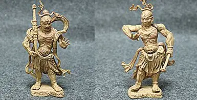 

plastic pvc model figure buddha jingganglishi 2pcs/set