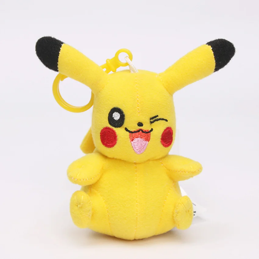 8-12 см покемон мультфильм Пикачу Бульбазавр чармандер, Сквиртл Piplup Mew милые маленькие куклы плюшевые игрушки для детей Подарки - Цвет: 1