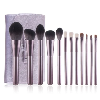

12Pcs Makeup Brush Set Foundation Brush Loose Powder Brush Eyeshadow Brush Lip Brush Blush Brush Kit 2020
